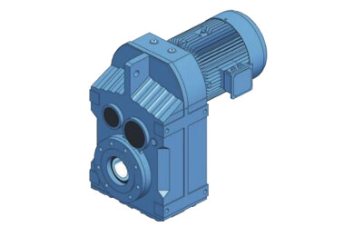 FAZ B14 Flange-mounted, hollow shaft output parallel shaft helical gear unit