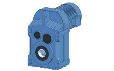 FV Splined hollow shaft parallel shaft helical gear unit