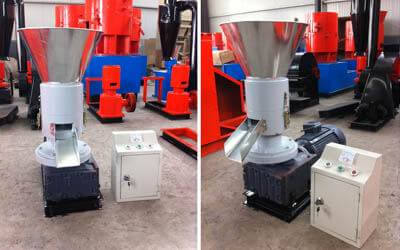 helical bevel gearbox for pellet feeder